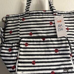 Lug-Ditty XL & Drizzle- Ladybug Lane -NWT